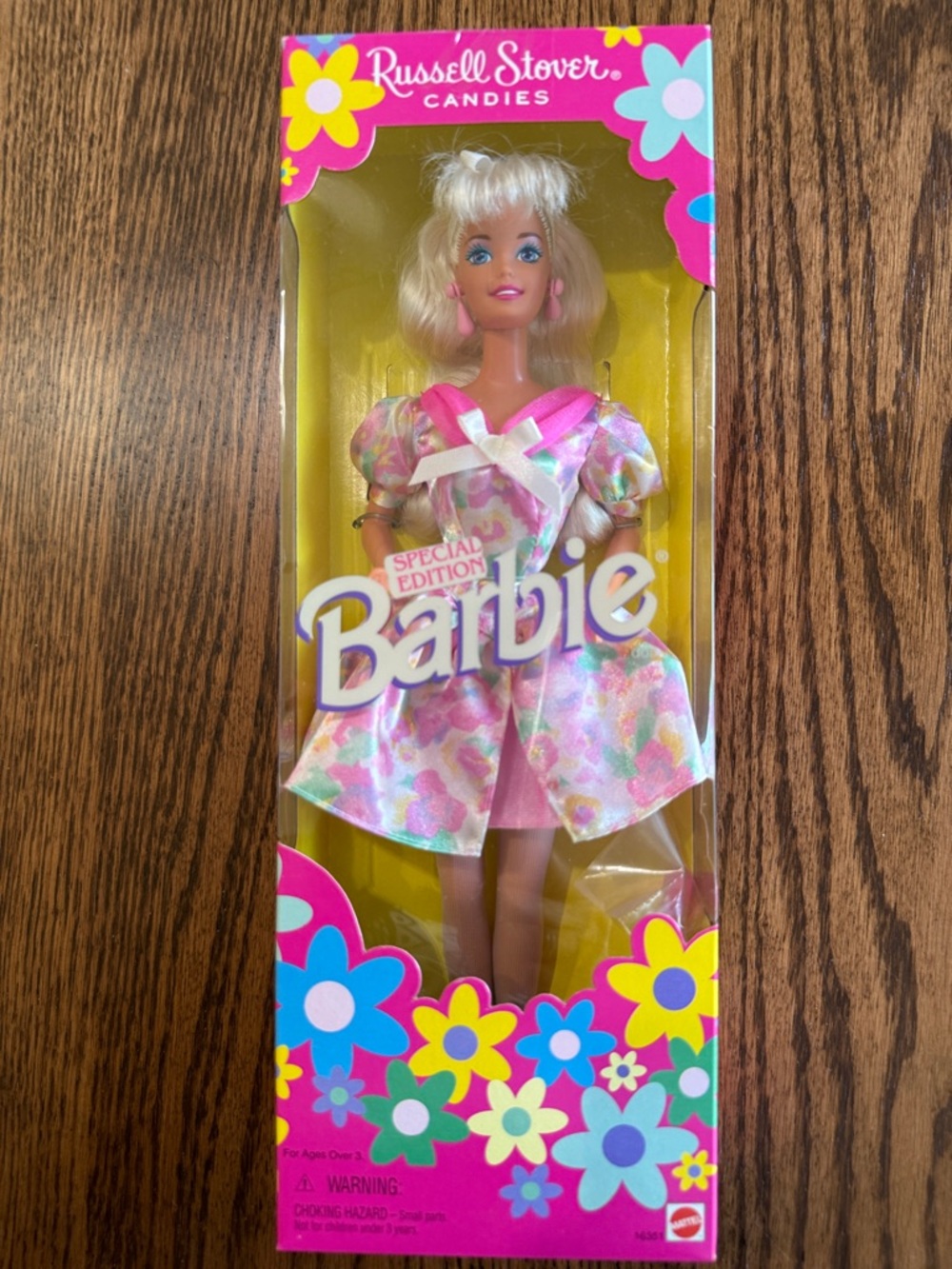 Russell Stover 1996 Special Edition Barbie Doll - Pink Floral Dress #16351